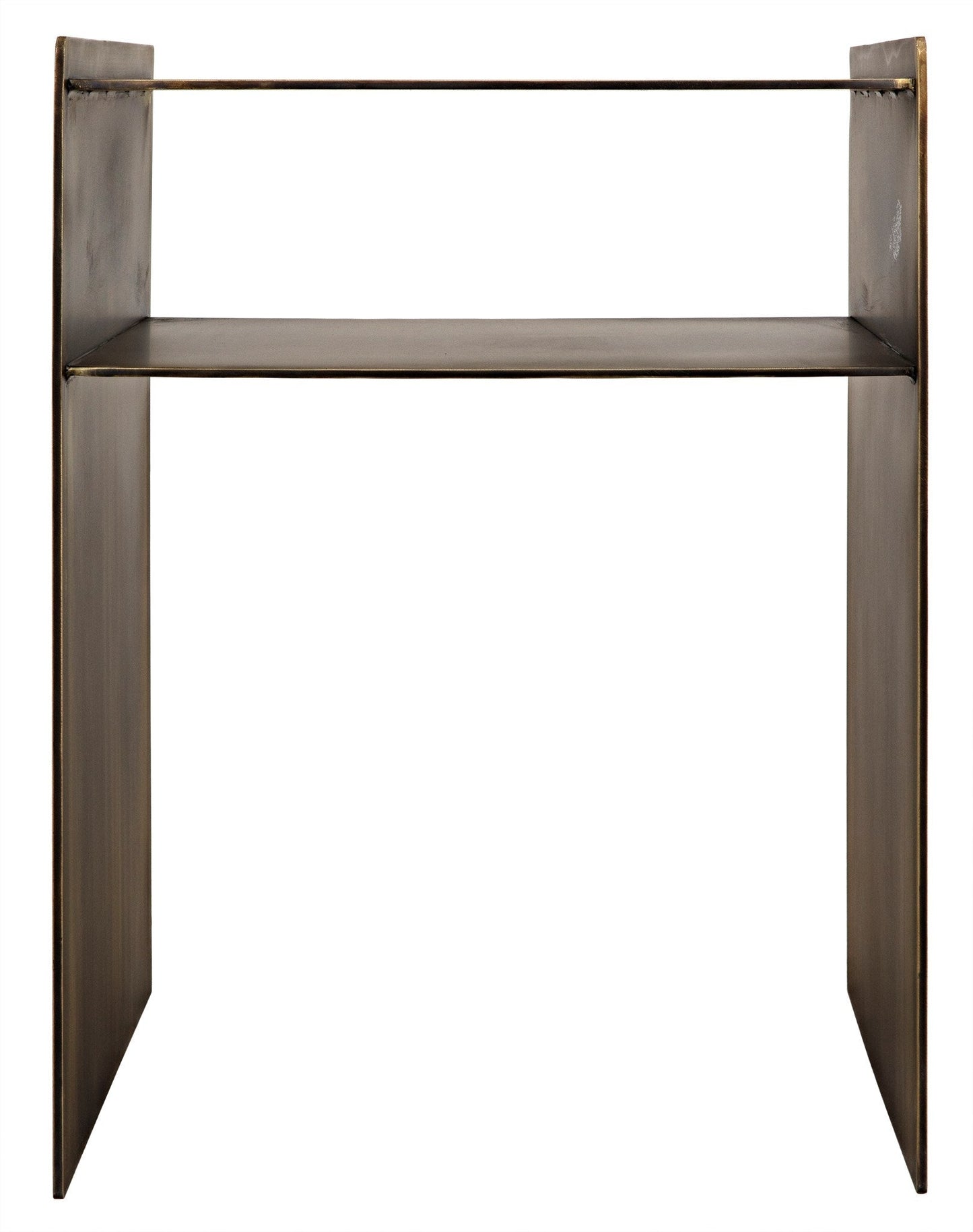 Cyrus Side Table, Aged Brass-Side Tables-Noir-Sideboards and Things