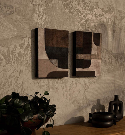 LH Home D-Bodhi Devotion Balancing Canvas Art  2PC