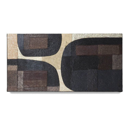 LH Home D-Bodhi Reclaimed Wood Frame Canvas Art