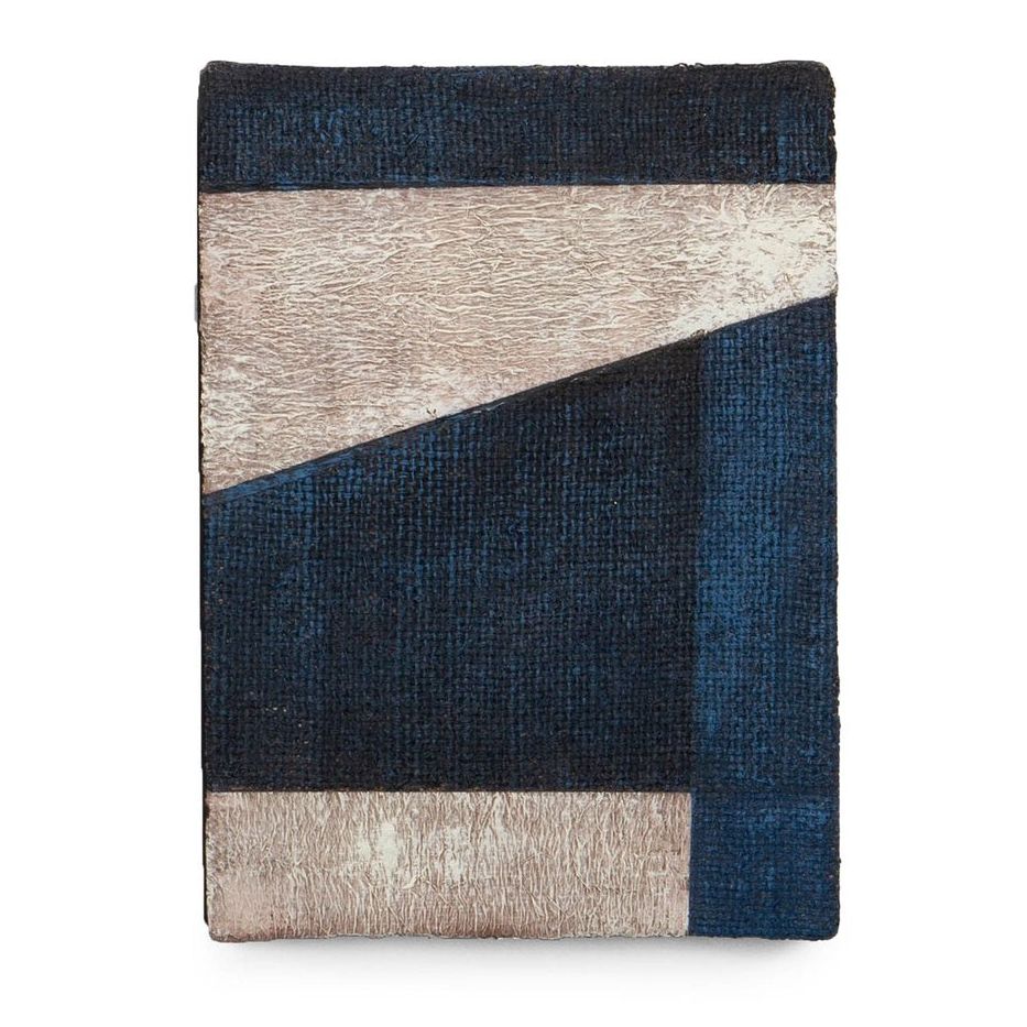 LH Home D-Bodhi Reused Jute Fabric Canvas Art