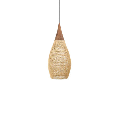 D-Bodhi Horn Rattan Framed Stylish Pendant