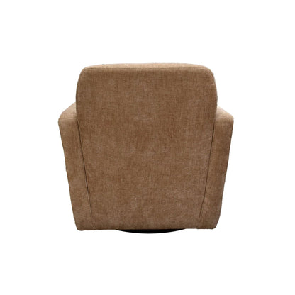 LH Home Cooper Leather Swivel Club Chair