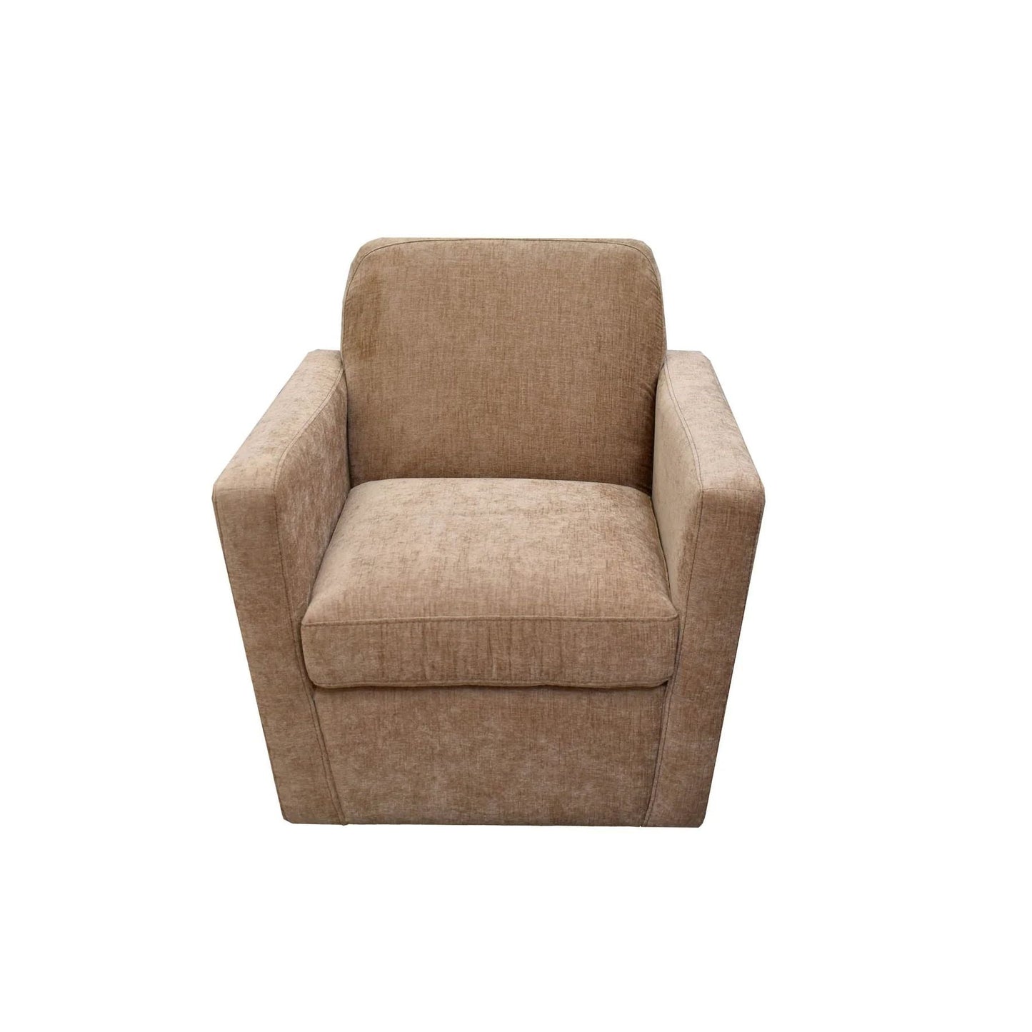 LH Home Cooper Leather Swivel Club Chair