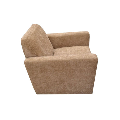 LH Home Cooper Leather Swivel Club Chair