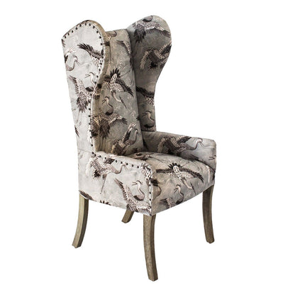 Peninsula Home Margo Fabric Wingback Chair