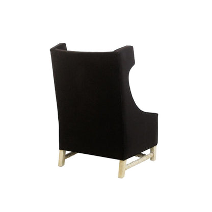 Peninsula Home Beverly Black Fabric Occasional Chair