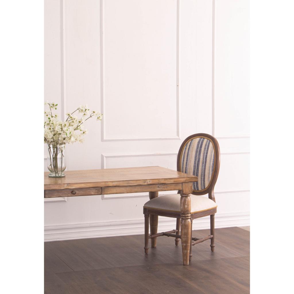 Peninsula Home Saint Germain Fabric Armless Dining Chair