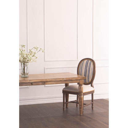 Peninsula Home Saint Germain Fabric Armless Dining Chair