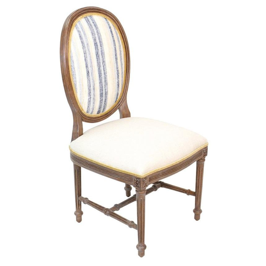 Peninsula Home Saint Germain Fabric Armless Dining Chair