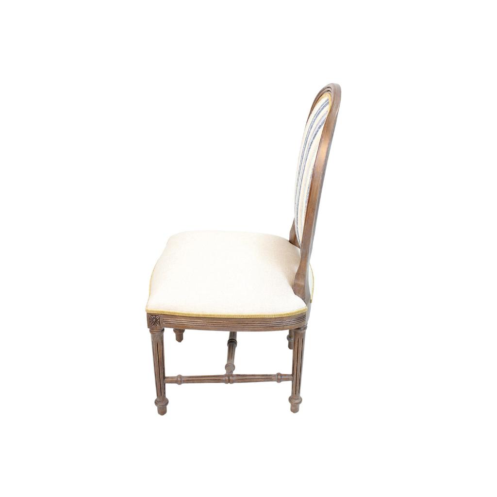 Peninsula Home Saint Germain Fabric Armless Dining Chair