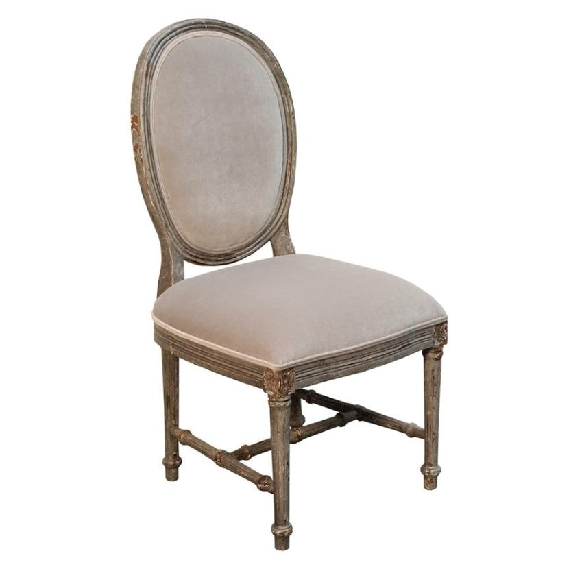 Peninsula Home Saint Germain Fabric Armless Dining Chair