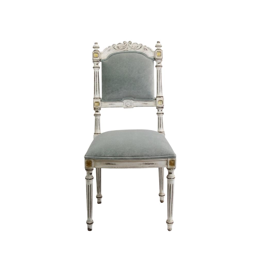 Peninsula Home Antoinette Grey Fabric Dining Chair