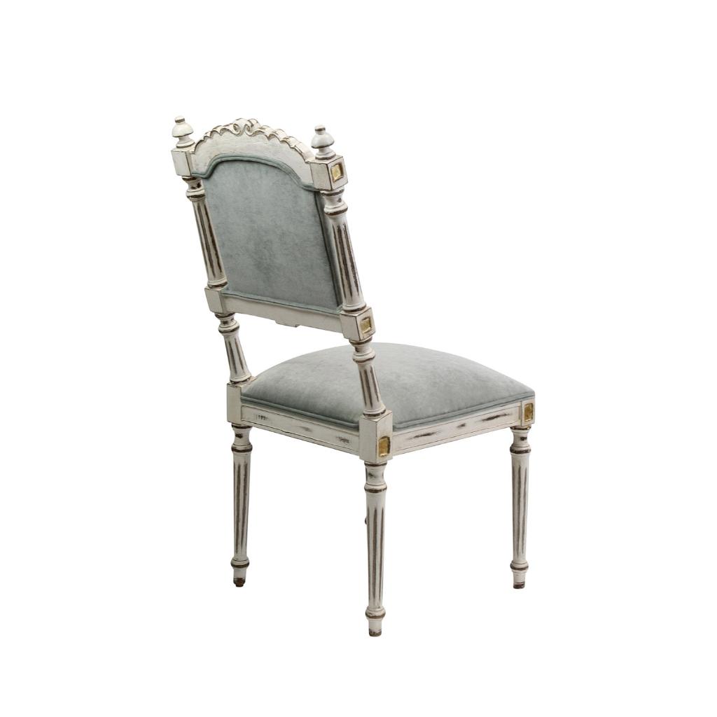 Peninsula Home Antoinette Grey Fabric Dining Chair