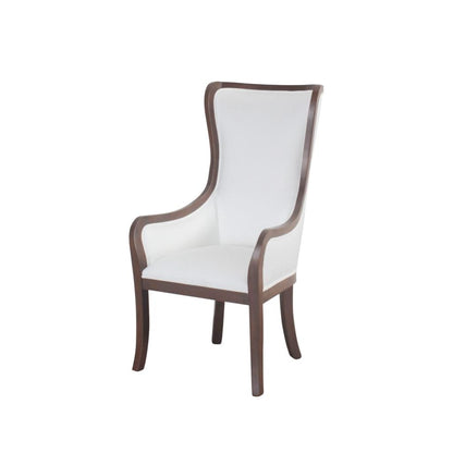 Peninsula Home Wincey White Fabric Dining Chair