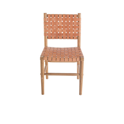 Perry Leather Armless Dining Chair