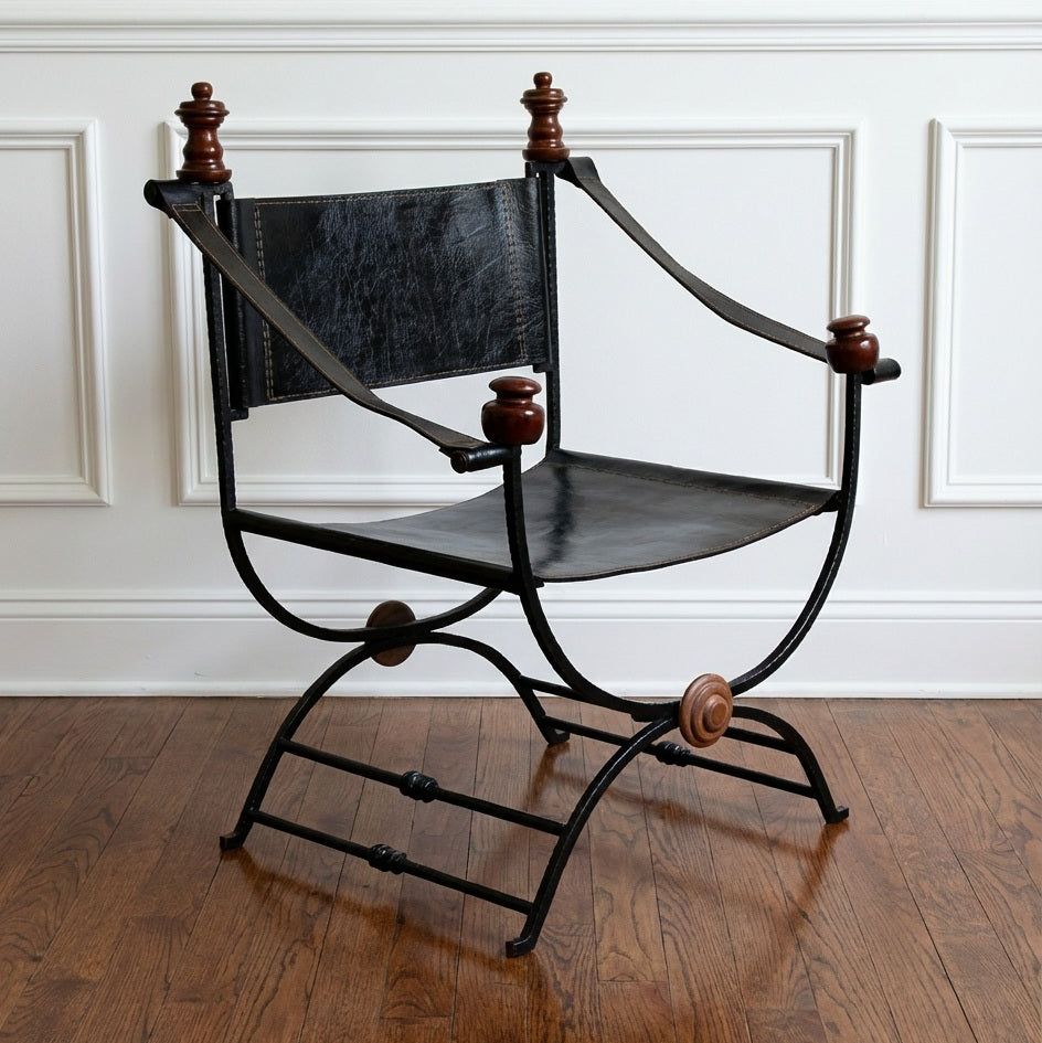 Peninsula Home Fellini Leather Accent Chair