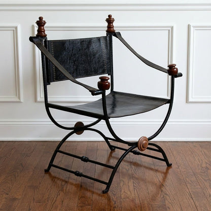 Peninsula Home Fellini Leather Accent Chair