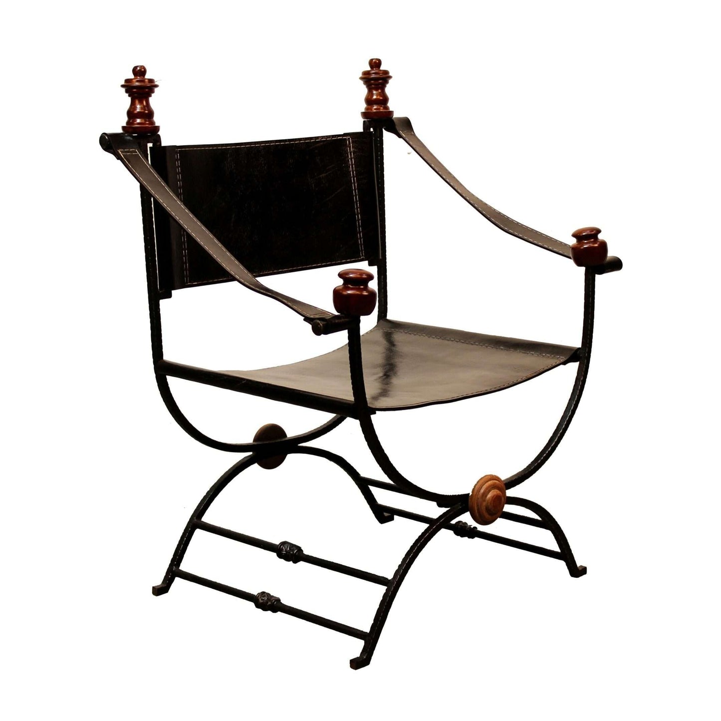 Peninsula Home Fellini Leather Accent Chair