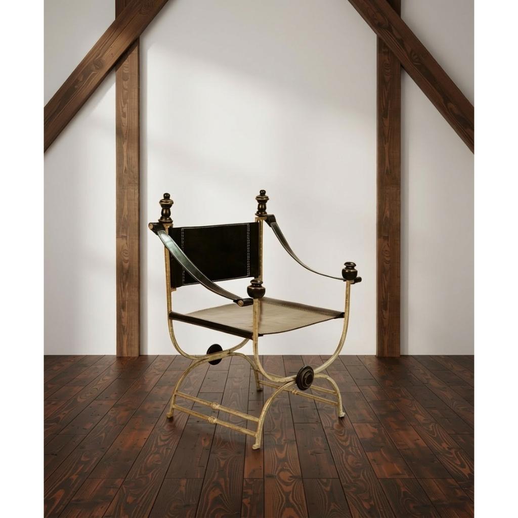 Peninsula Home Fellini Leather Accent Chair