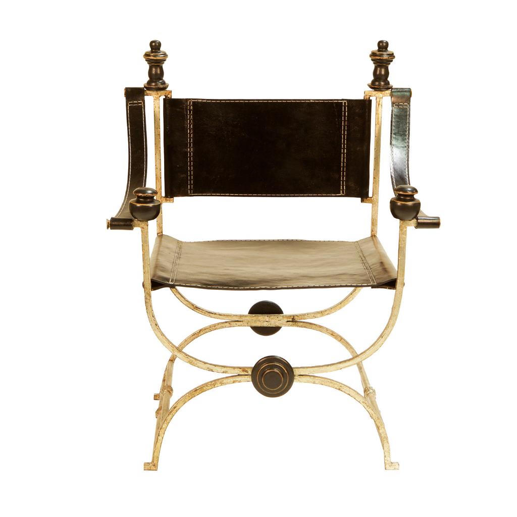 Peninsula Home Fellini Leather Accent Chair