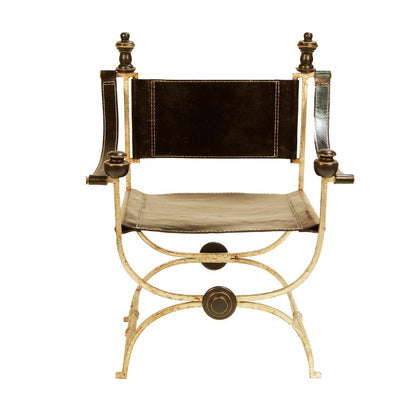 Peninsula Home Fellini Leather Accent Chair