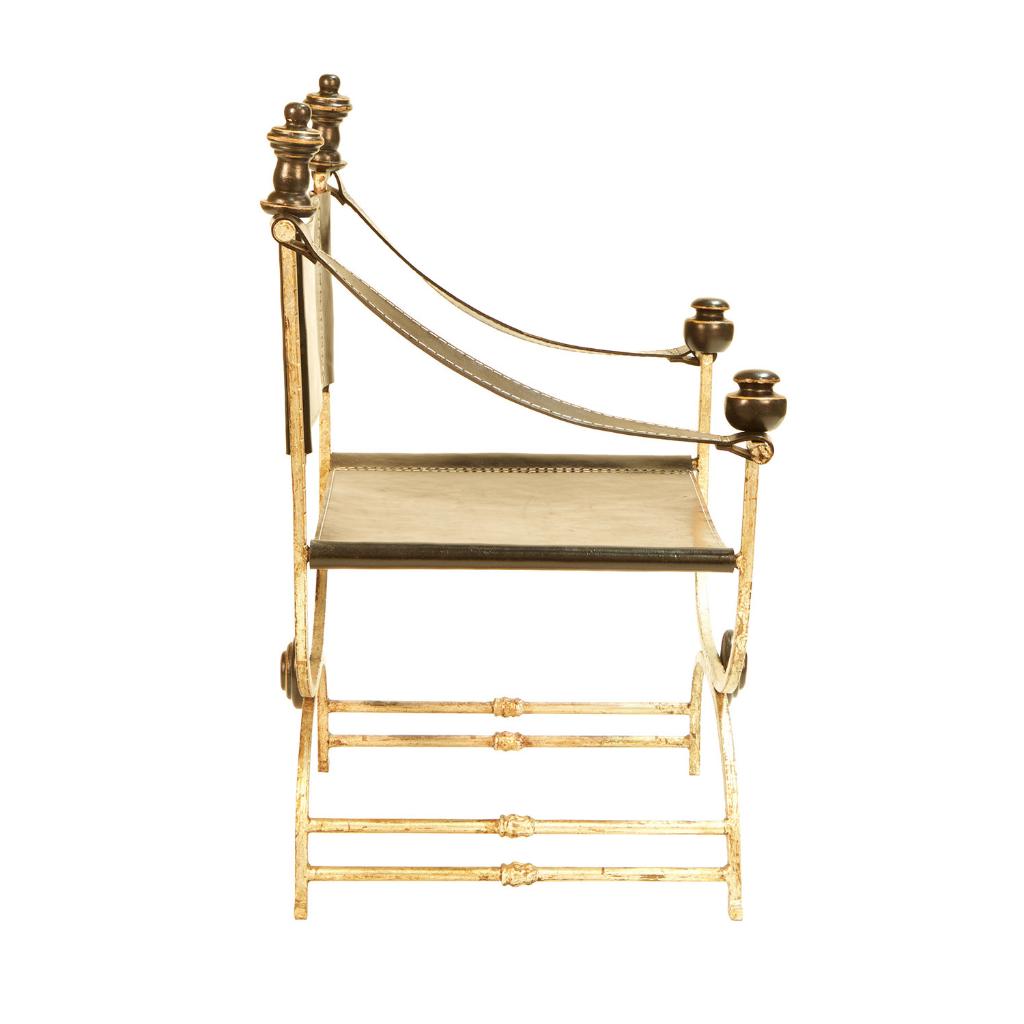 Peninsula Home Fellini Leather Accent Chair