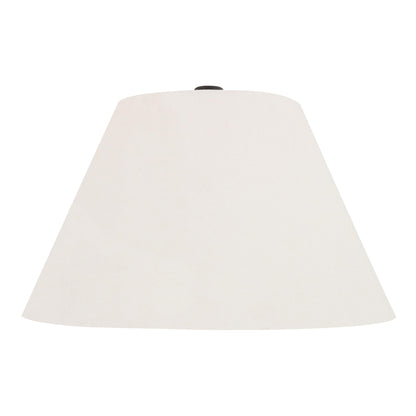 Hanna Mango Wood and Textured Cotton Black Table Lamp