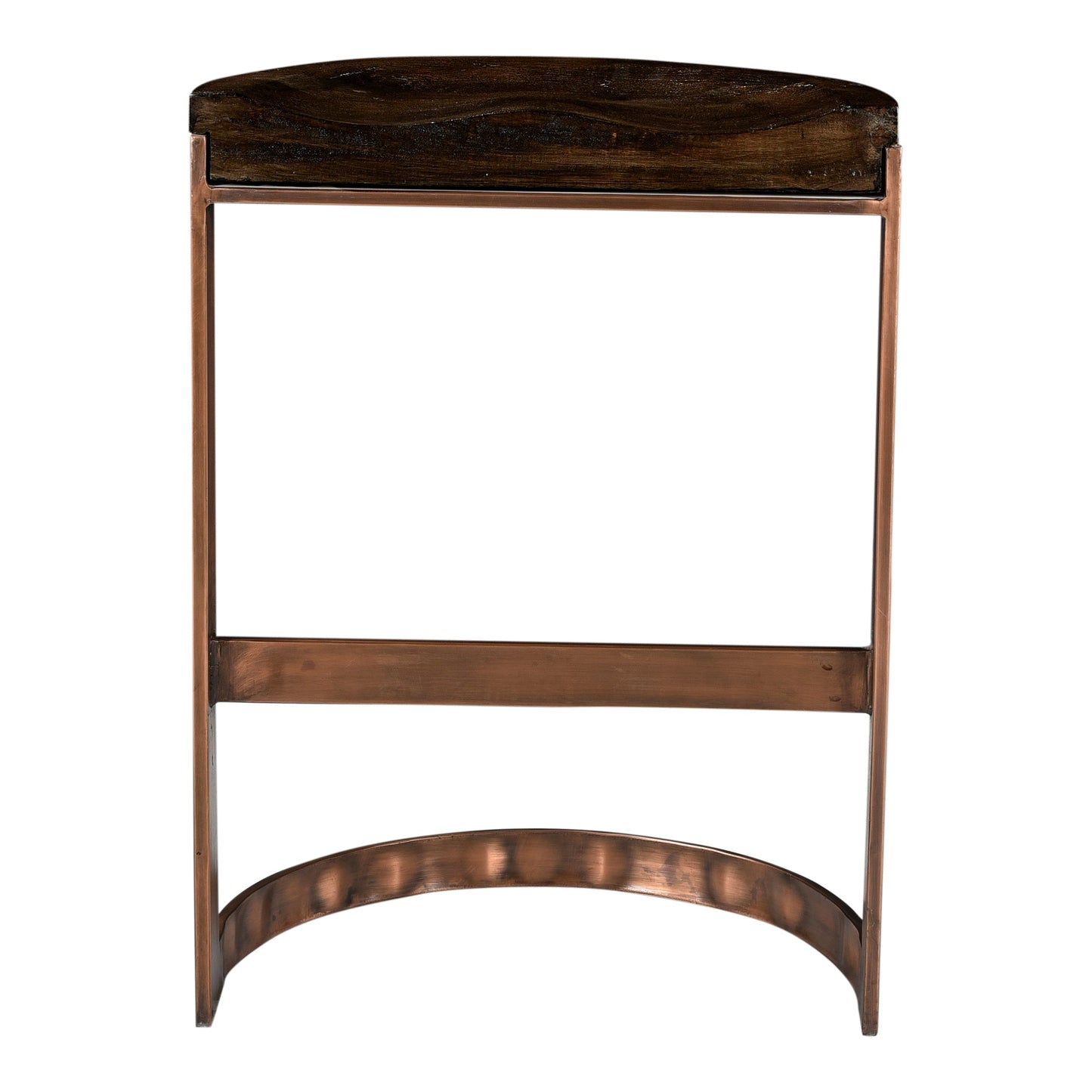 Bancroft Wood and Iron Grey Counter Stool