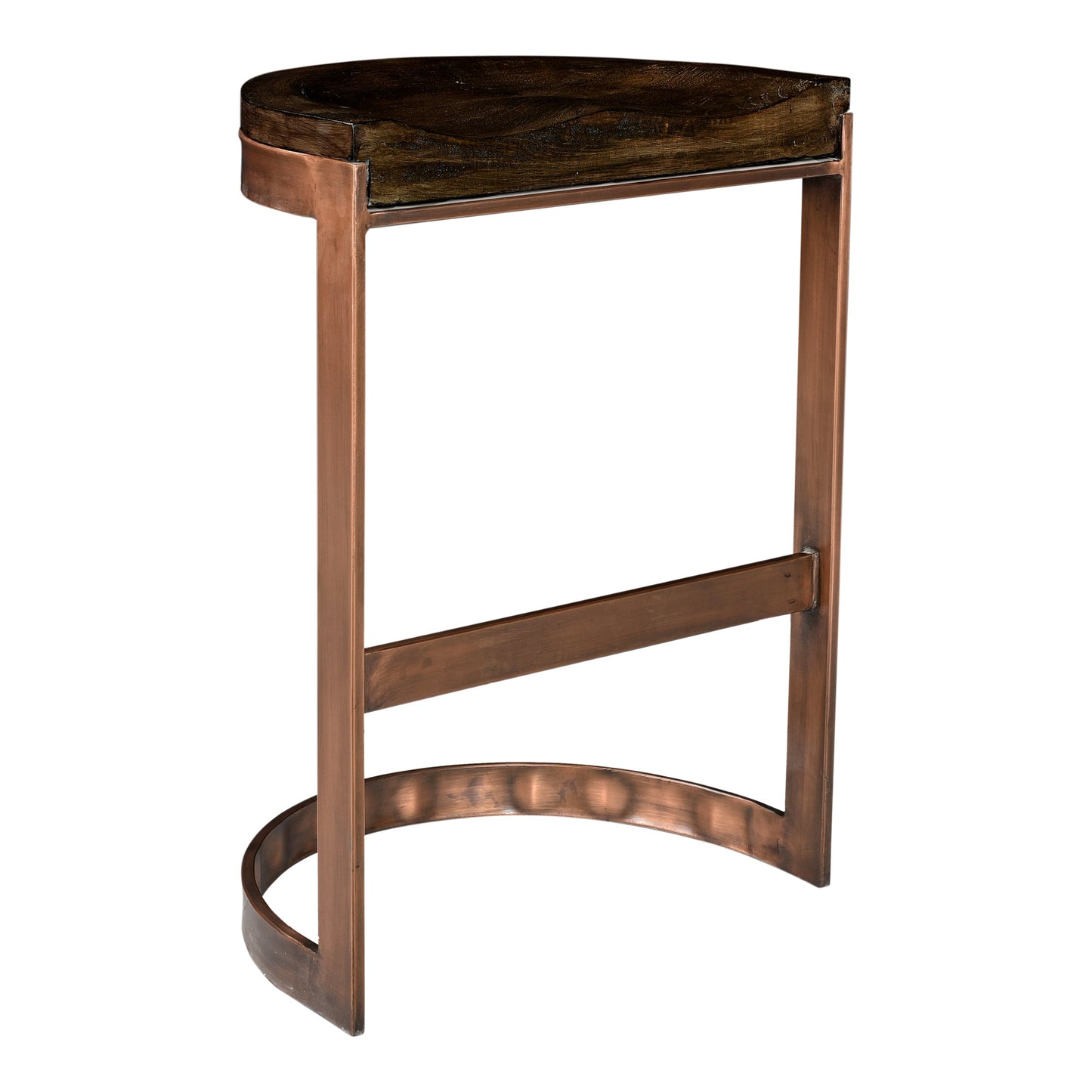 Bancroft Wood and Iron Grey Counter Stool