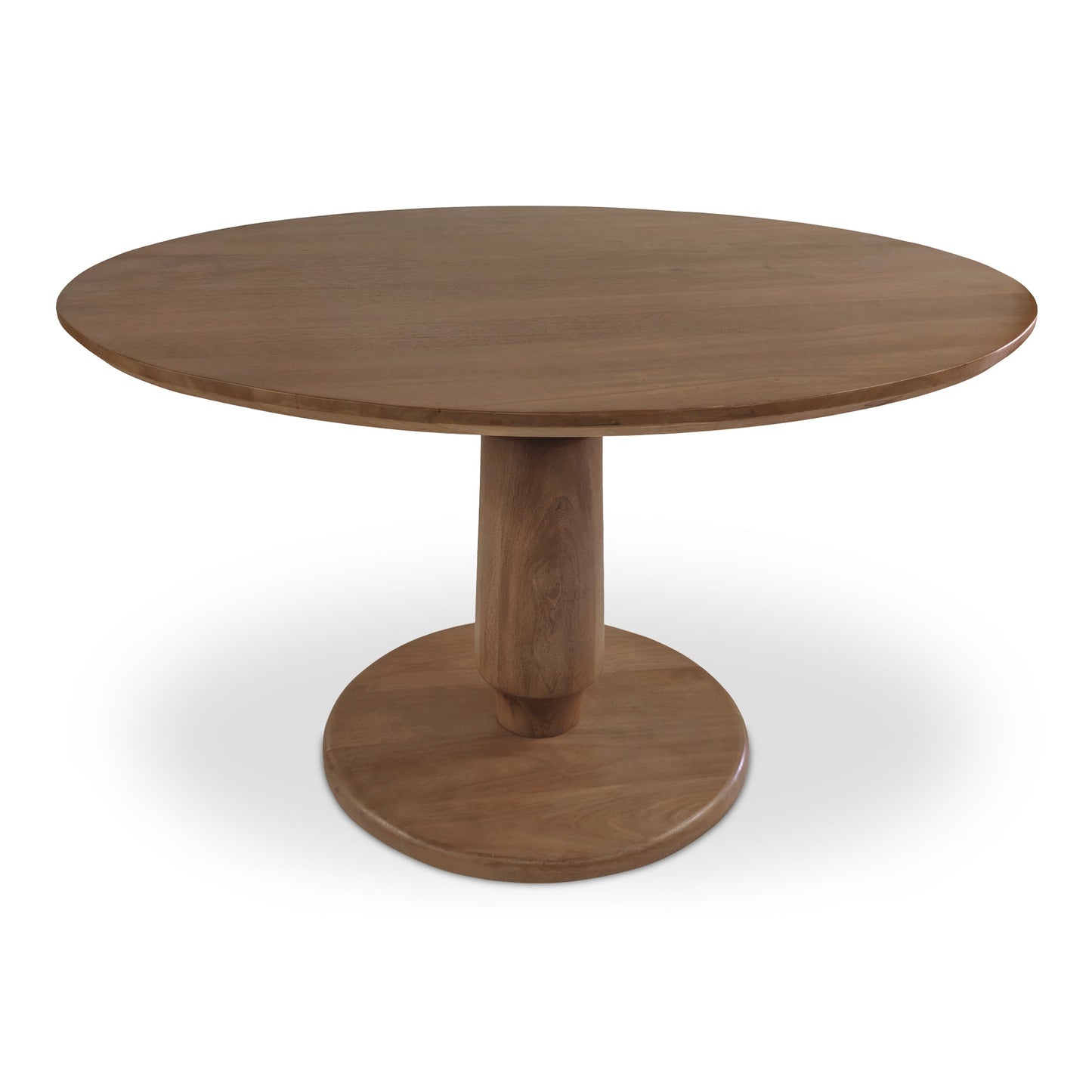Clark Brown Wood Round Dining Table