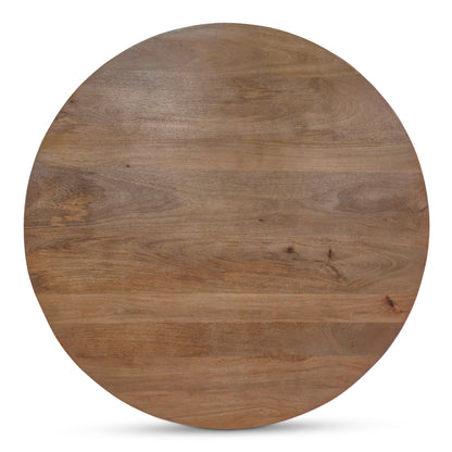 Clark Brown Wood Round Dining Table