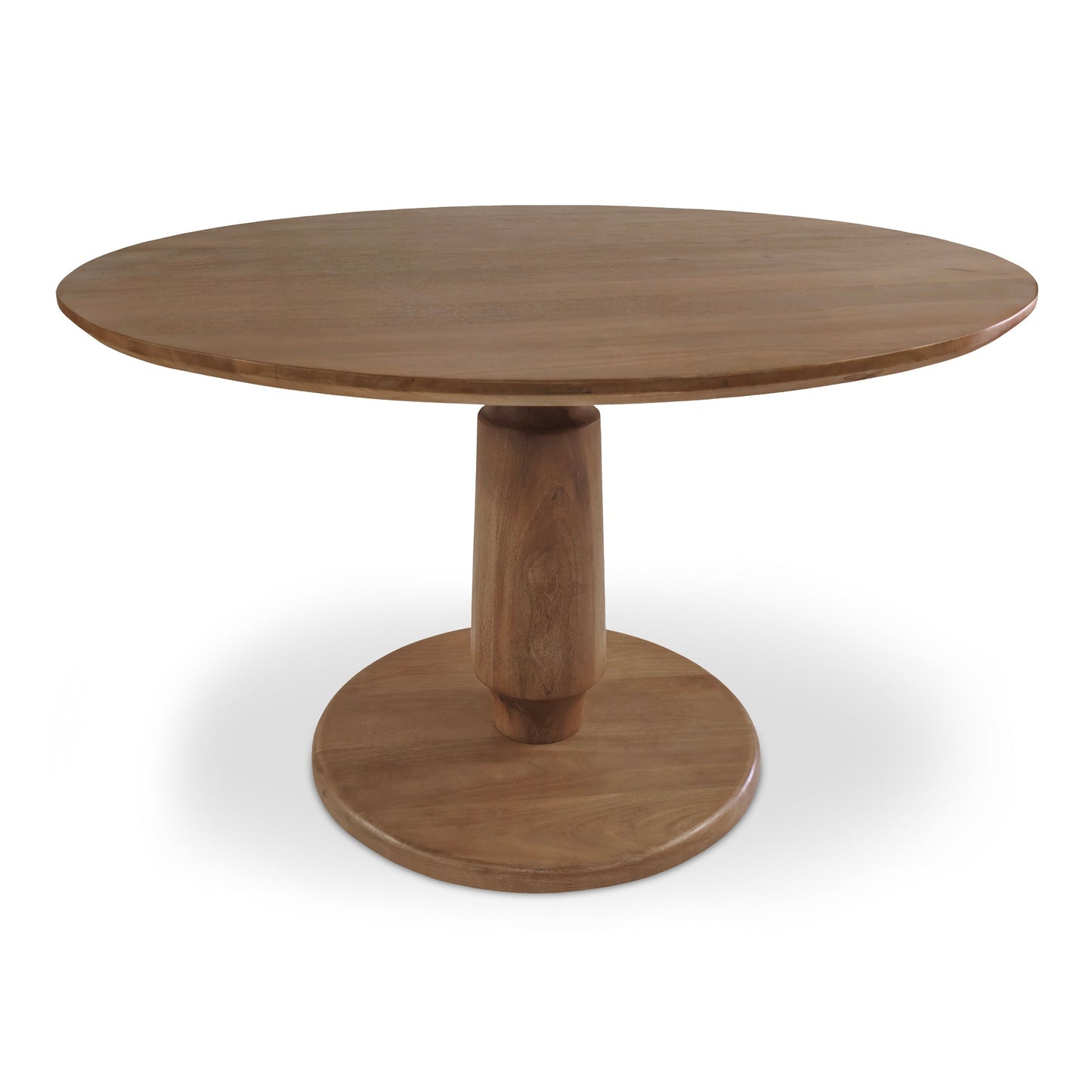 Clark Brown Wood Round Dining Table