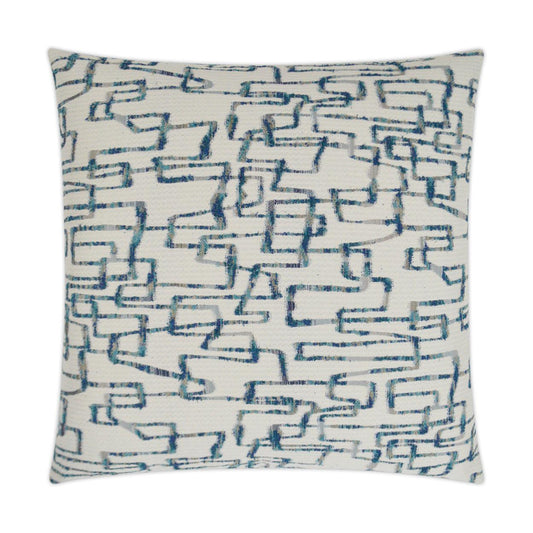 D.V. Kap Da Vinci Lapis Blue Throw Pillow With Insert