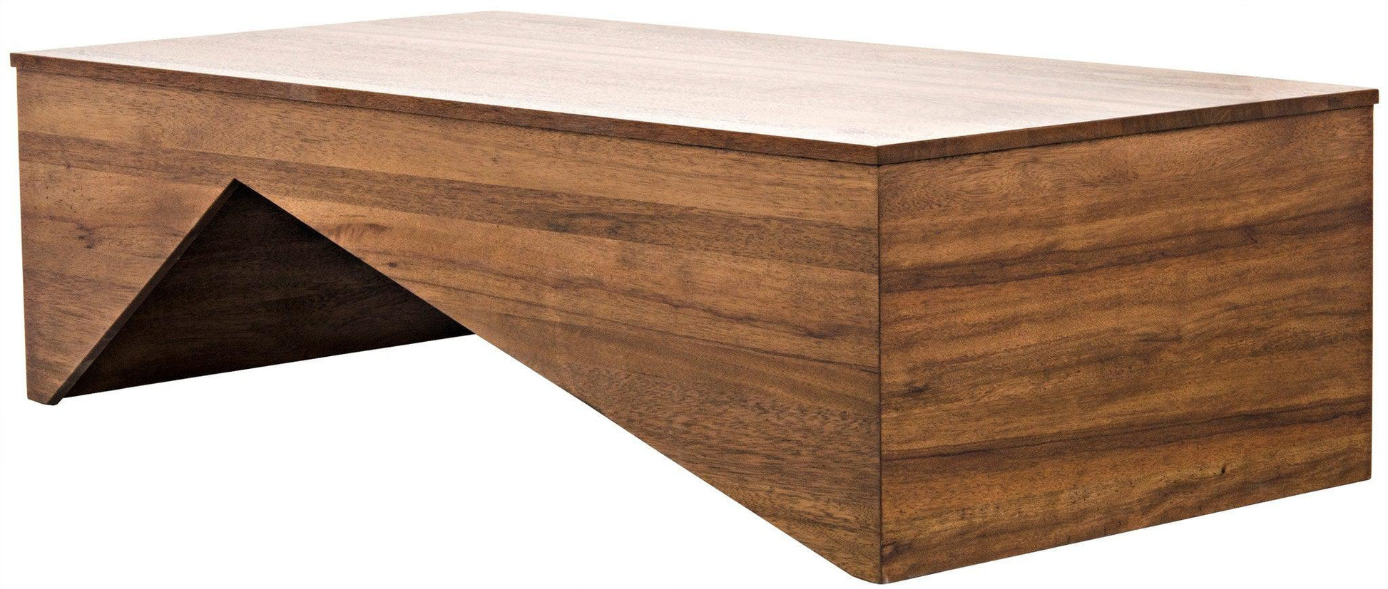 Daiki Wood Rectangle Coffee Table-Coffee Tables-Noir-Sideboards and Things