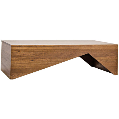 Daiki Wood Rectangle Coffee Table-Coffee Tables-Noir-Sideboards and Things