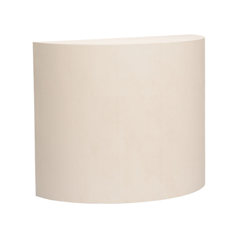 Chelsea House Daily Demilune Shaped Luxury Side Table