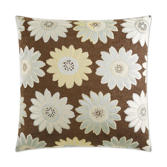 D.V. Kap Daisy May White Throw Pillow With Insert