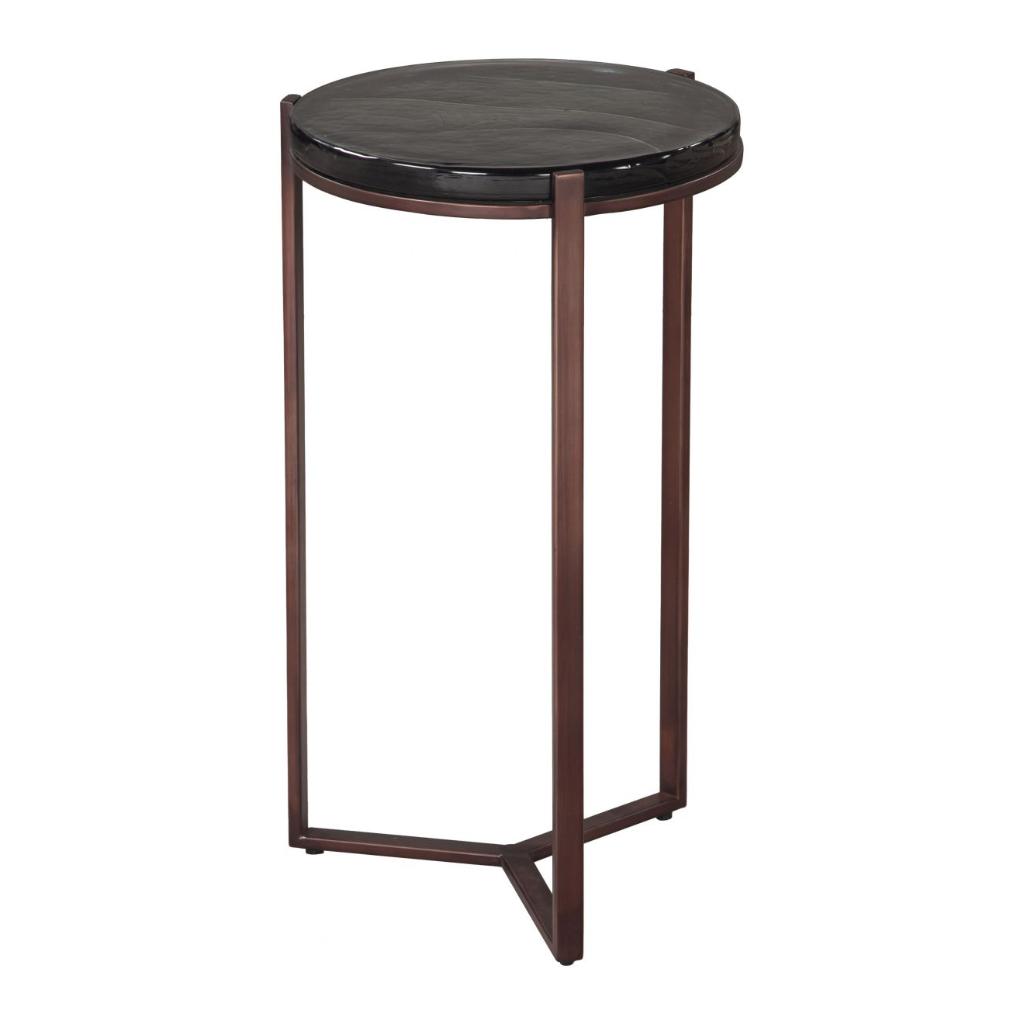 Zuo Modern Daiza Iron Frame Round Side Table