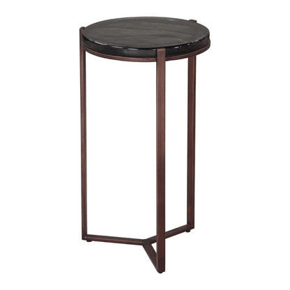 Zuo Modern Daiza Iron Frame Round Side Table