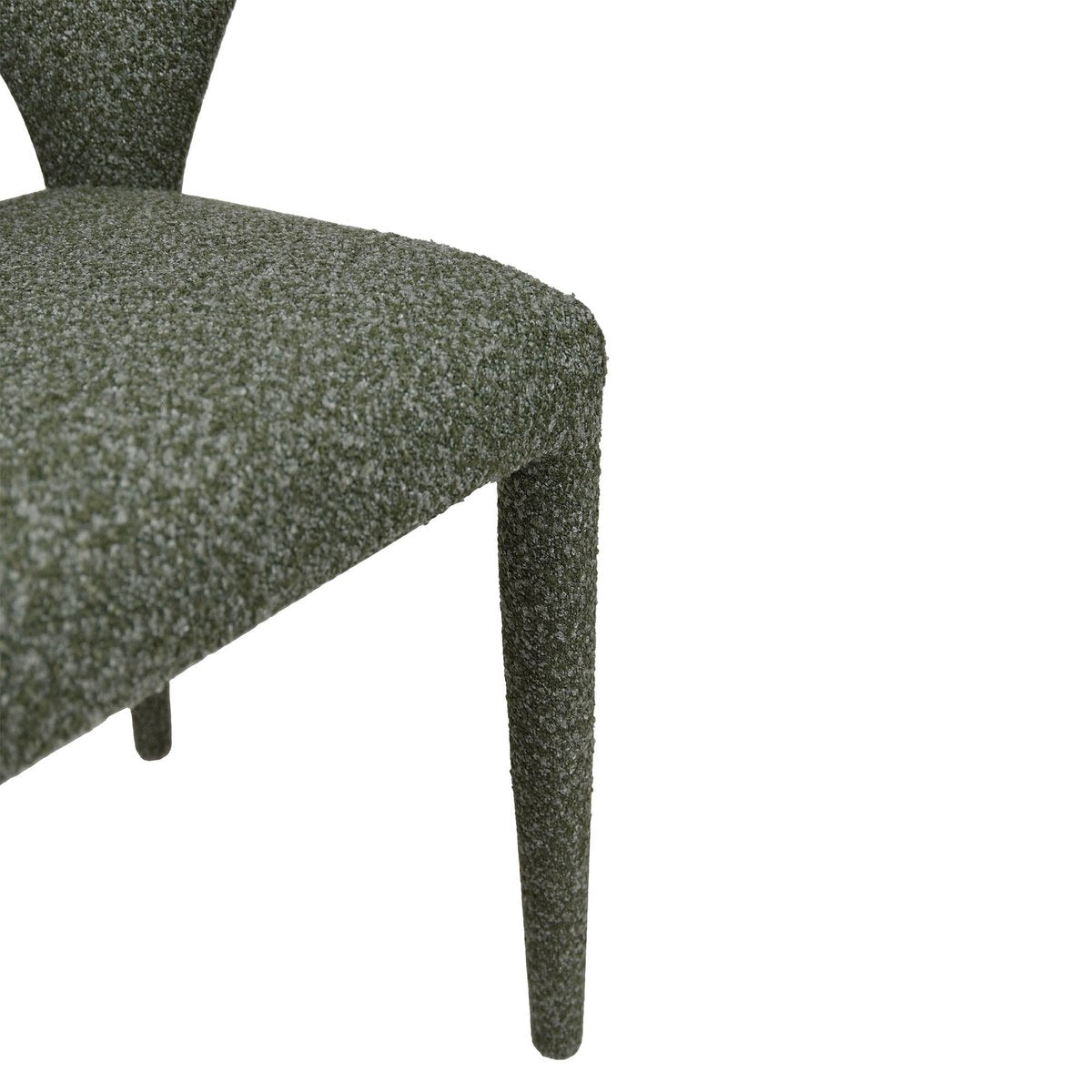 LH Home Dakota Leather Armless Dining Chair (Set of 2)