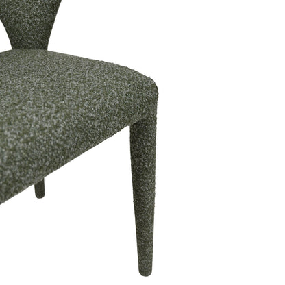 LH Home Dakota Leather Armless Dining Chair (Set of 2)