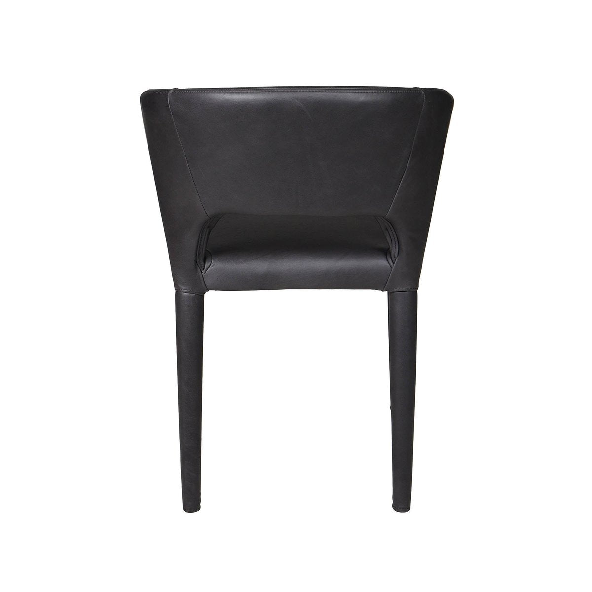 LH Home Dakota Leather Armless Dining Chair (Set of 2)