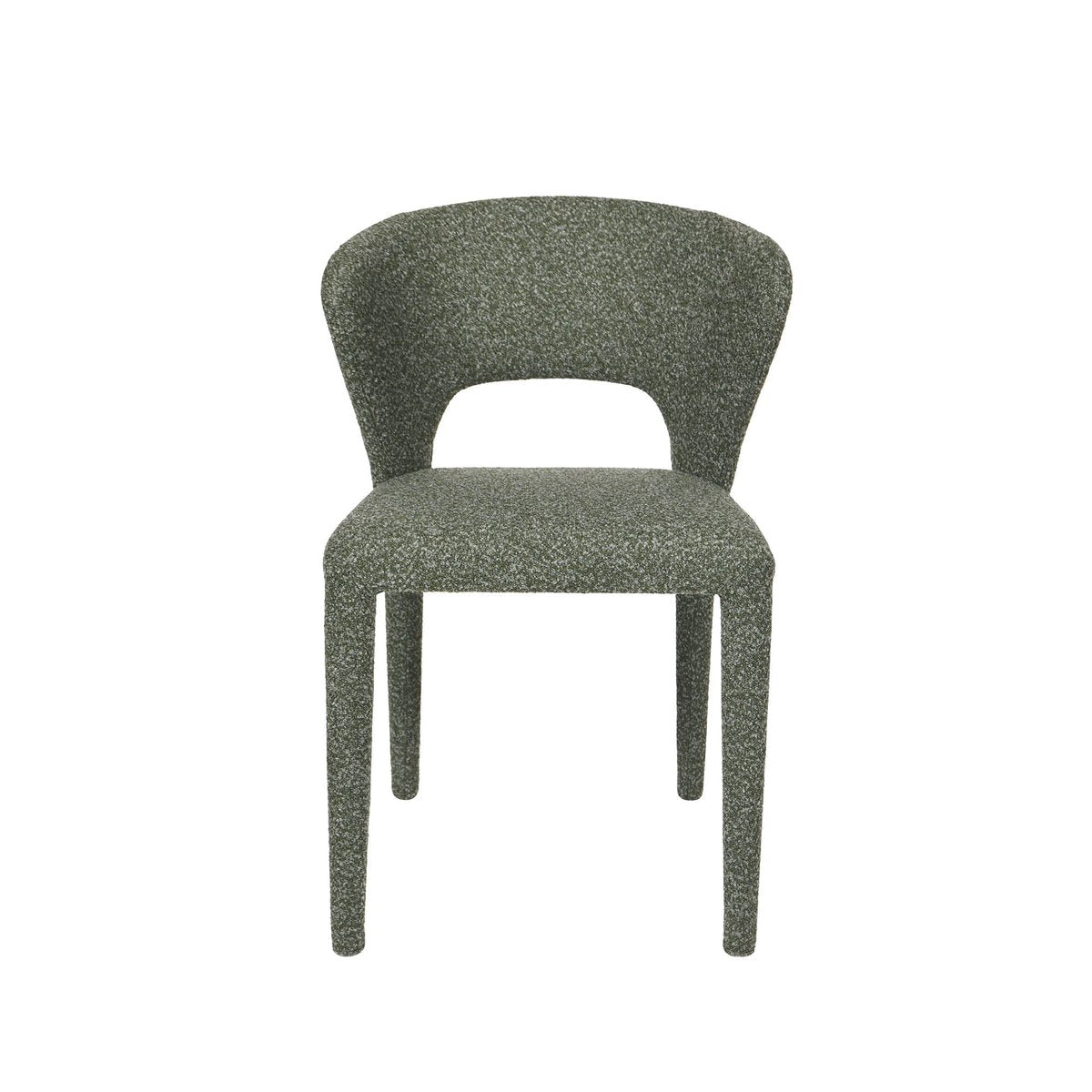 LH Home Dakota Leather Armless Dining Chair (Set of 2)