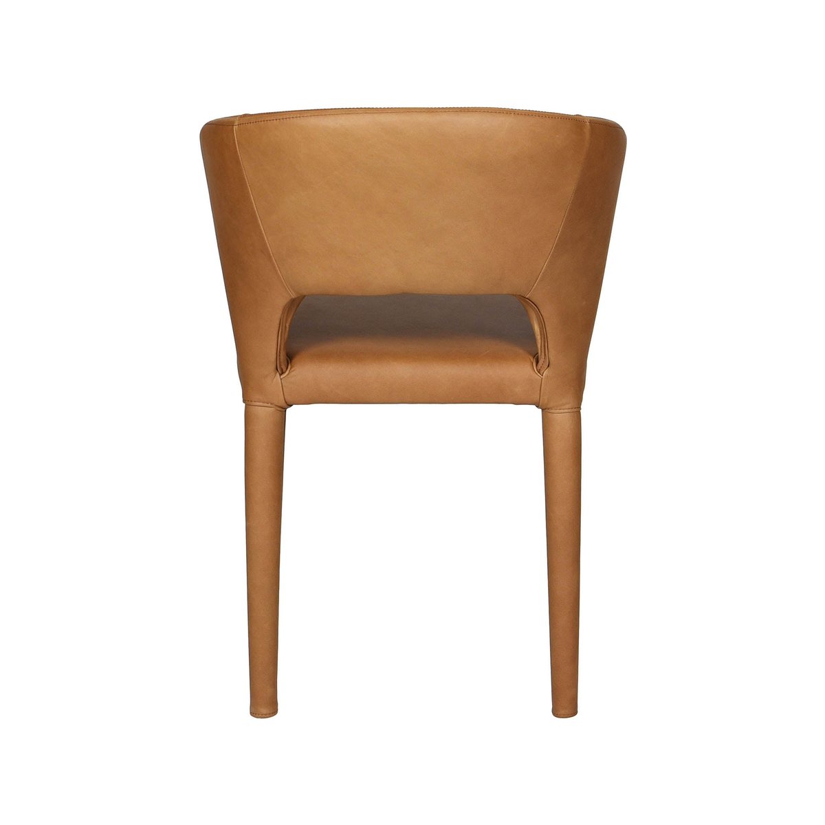 LH Home Dakota Leather Armless Dining Chair (Set of 2)