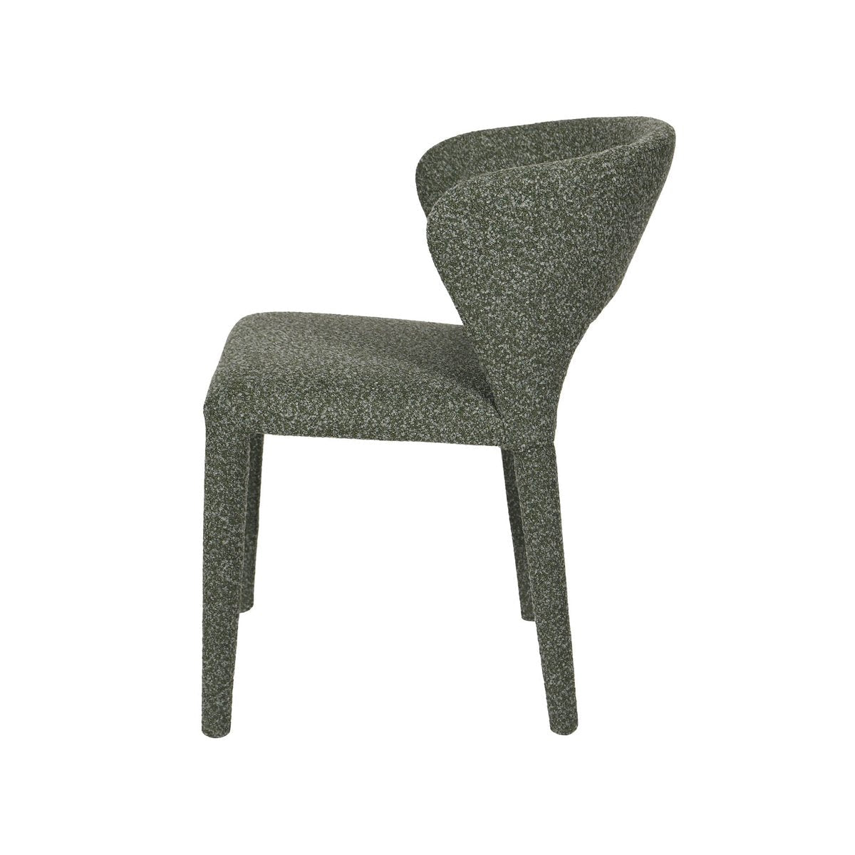 LH Home Dakota Leather Armless Dining Chair (Set of 2)