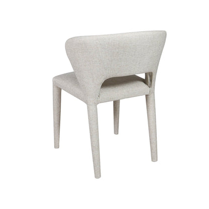 LH Home Dakota Leather Armless Dining Chair (Set of 2)