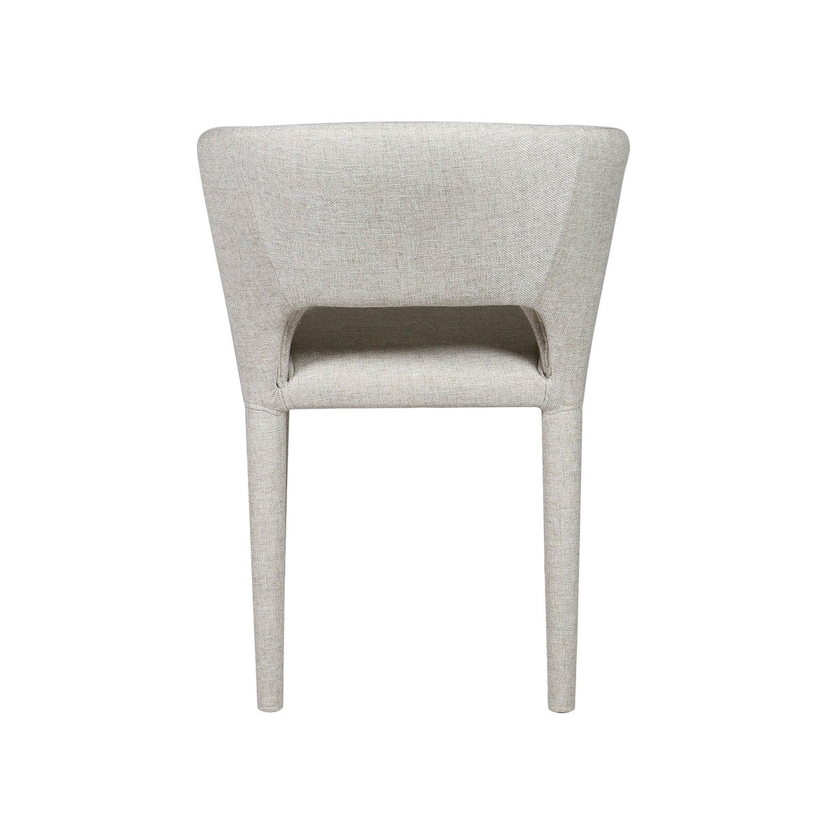 LH Home Dakota Leather Armless Dining Chair (Set of 2)