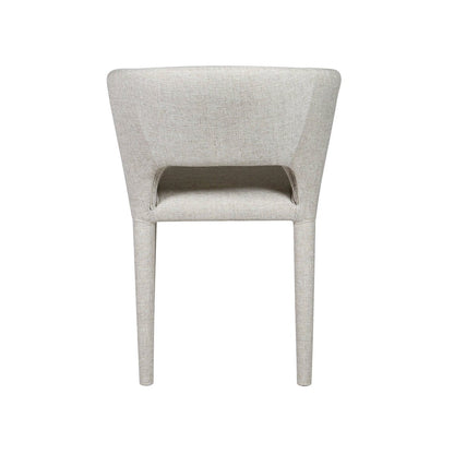 LH Home Dakota Leather Armless Dining Chair (Set of 2)