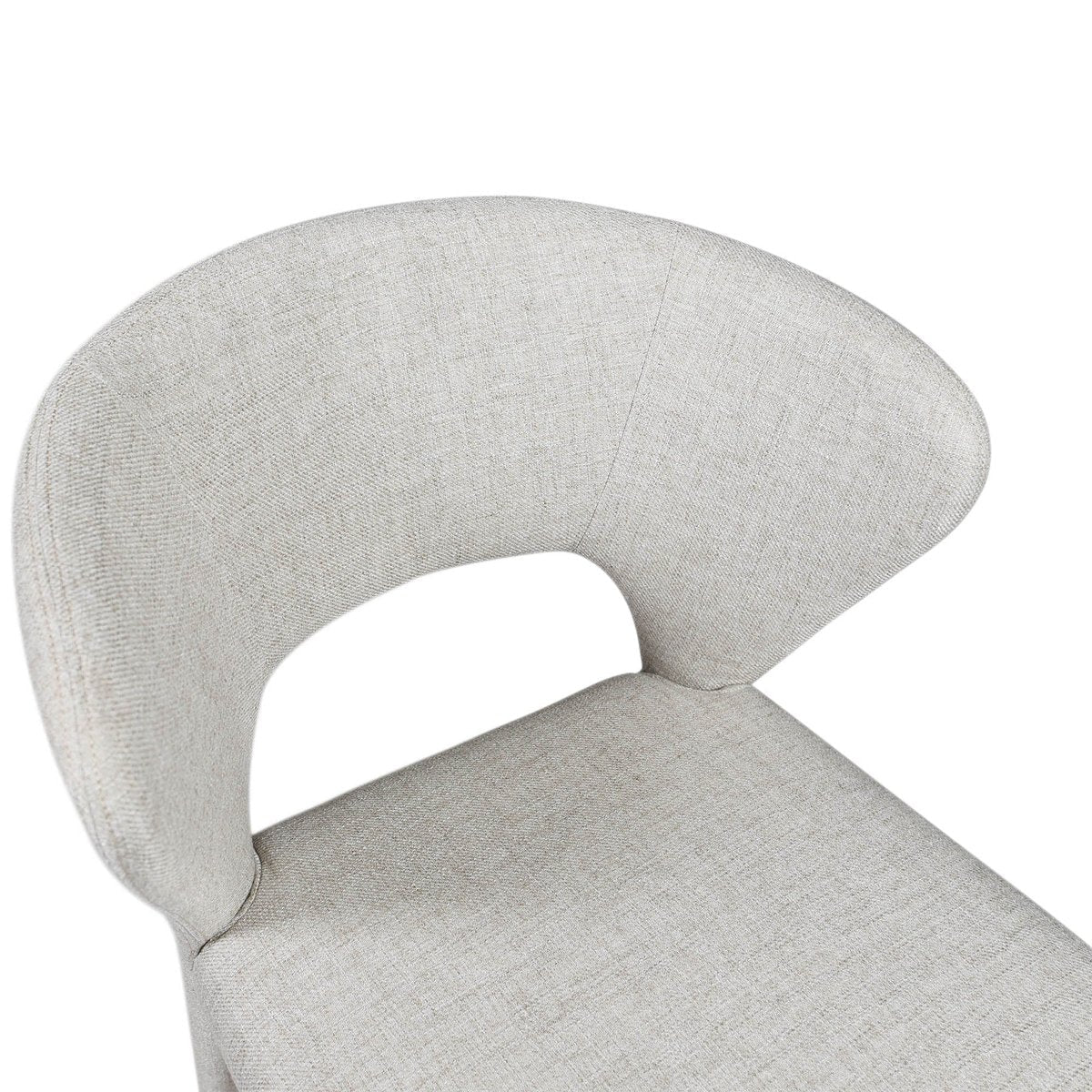 LH Home Dakota Leather Armless Dining Chair (Set of 2)