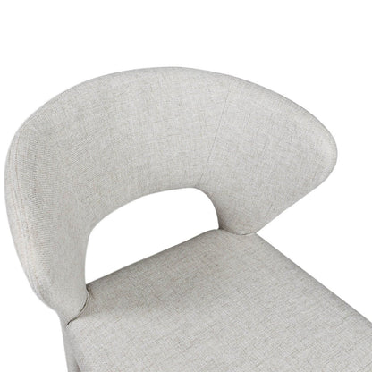 LH Home Dakota Leather Armless Dining Chair (Set of 2)